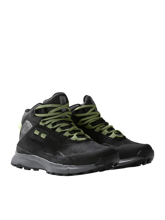 The North Face Cragstone Leather Mid Tnf Women's Hiking Boots Tnf Black Vanadis Grey