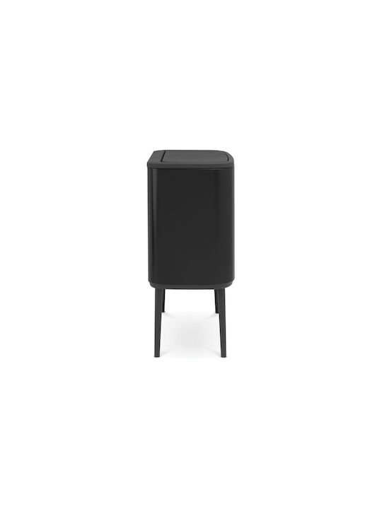 Brabantia Bo Κάδος Απορριμμάτων από Ανοξείδωτο Ατσάλι Matt Black 36lt
