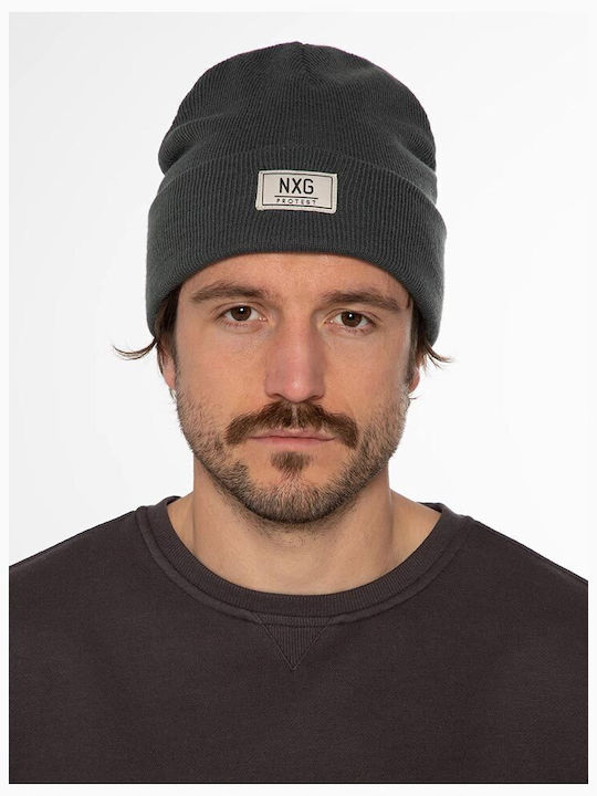Beanie Ανδρικός Σκούφος Πλεκτός Asphalt
