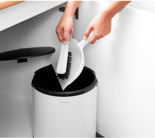 Brabantia Кошче за боклук за Шкаф от Неръждаема Стомана Бяло 15л