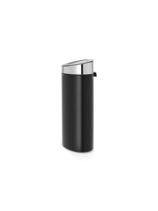 Brabantia NewIcon Waste Bin Waste made of Stainless Steel Black 40lt 1pcs