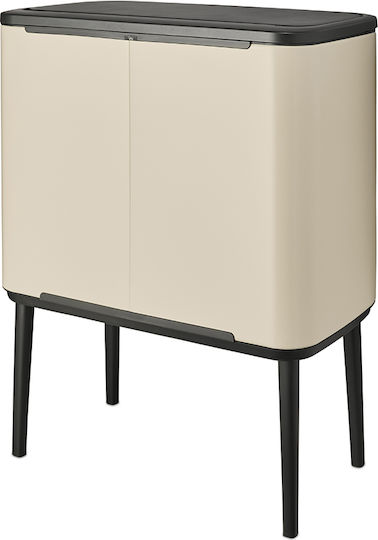 Brabantia Κάδος Bo Απορριμμάτων Push Soft Beige 33lt
