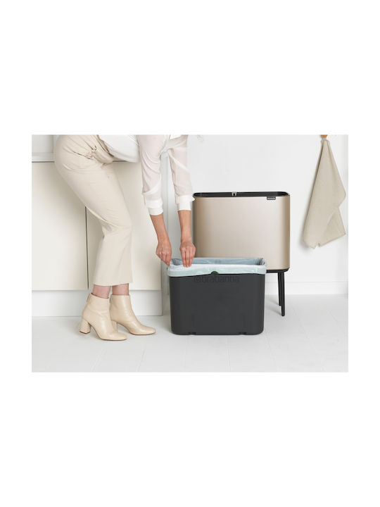 Brabantia Bo Abfalleimer Abfall Champagne 36Es 1Stück