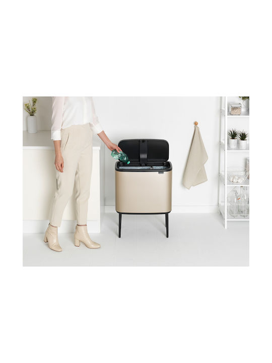 Brabantia Bo Coș de Gunoi Champagne 34lt 1buc