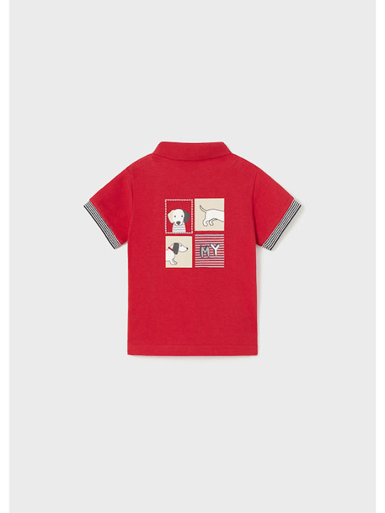 Mayoral Kids Polo Short Sleeve Red