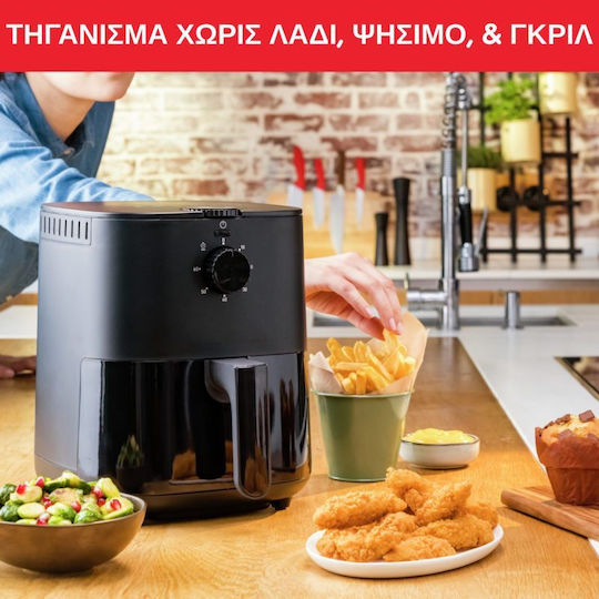 Moulinex Easy Fry Essential Air Fryer 3.5lt Μαύρο
