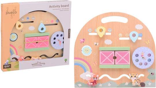Joueco Baby Toy The Wildies Family made of Wood for 12++ Months