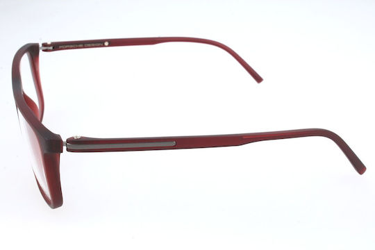 Porsche Design Männlich Kunststoff Brillenrahmen Rot P8299 B