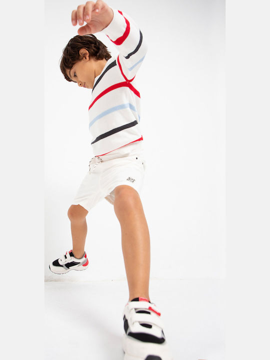 Kinder-Shorts/Bermudas Stoff Weiß
