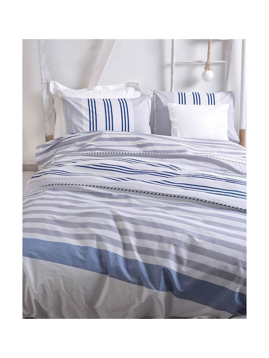 Rythmos Lucas Pillowcase Set Blue 50x70cm.