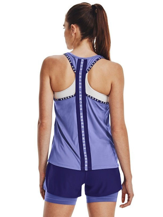 Under Armour Knockout Femeie Sport Bluză Fără mâneci Violet