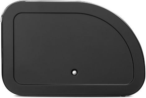 Brabantia Roll Top Bread Box with Lid Metallic Matt Black 44.5x26.2x17.3cm