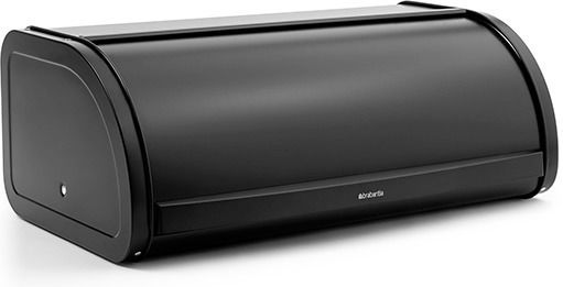 Brabantia Roll Top Bread Box with Lid Metallic Matt Black 44.5x26.2x17.3cm Brabantia Roll Top Bread Box with Lid Metallic Matt Black 44.5x26.2x17.3cm