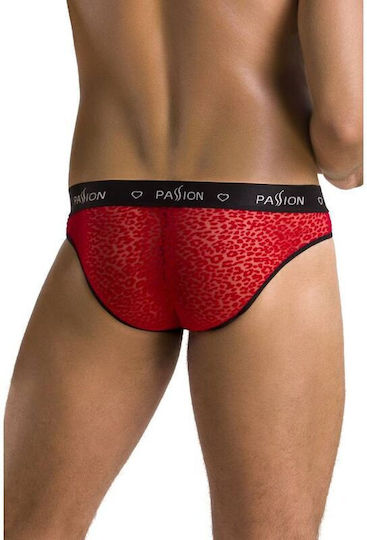 Passion Mike 031 Ανδρικό Sexy Slip Κόκκινο