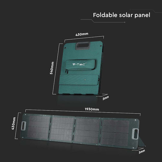 V-TAC 11566 Монокристален Соларен Панел 160W 1930x680x2.5мм