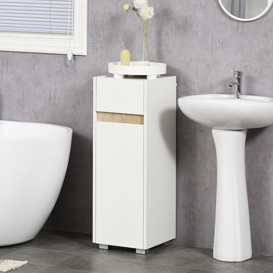 Kleankin 834-501V00WT Ντουλάπι Μπάνιου 30x33x88cm Λευκό