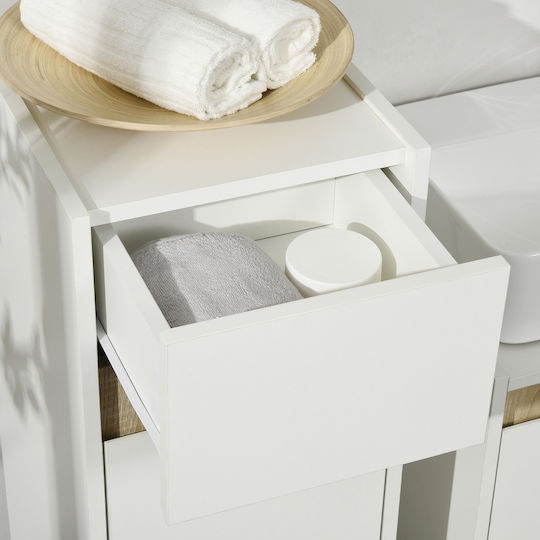 Kleankin 834-501V00WT Ντουλάπι Μπάνιου 30x33x88cm Λευκό