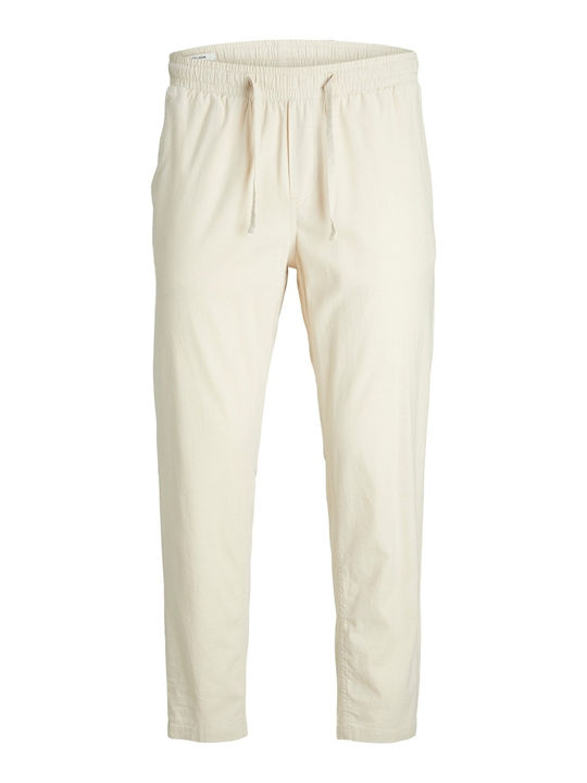 Men's Elastic Chino Trousers Moonbeam