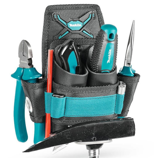 Makita Fabric Tool Belt Case with 11 Compartments and Hammer Slot