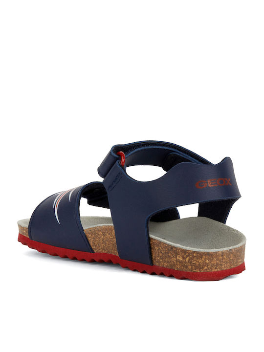 Kinder Sandalen Ghita Anatomisch mit Klettverschluss & Lichtern Marineblau