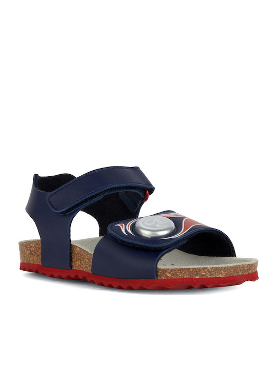 Kinder Sandalen Ghita Anatomisch mit Klettverschluss & Lichtern Marineblau
