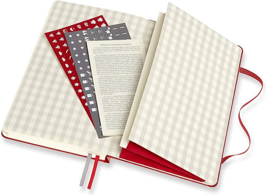 Moleskine Passion Journal Recipe Σημειωματάριο Bullet Συνταγών 200 Φύλλων με Σκληρό Εξώφυλλο και Λάστιχο Recipe13X21