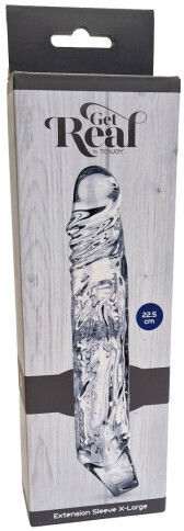 Get Real Get Real Προέκταση Πέους Penis Extension Sleeve Transparent 23cm