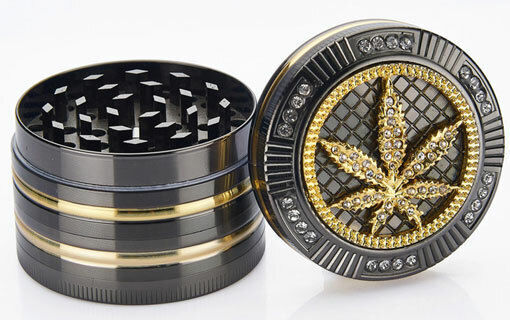 Champ Grinder Bling Leaf 50mm