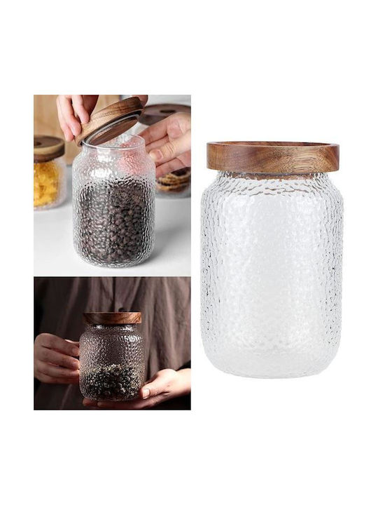 Etoile Vase General Use with Airtight Lid Glass 700ml 1pcs