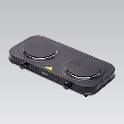 Maestro Countertop Burner Emaille Double Schwarz