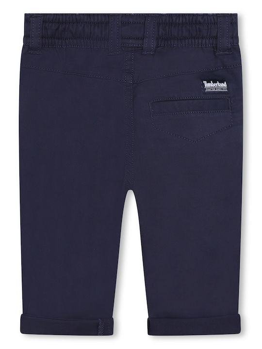 Timberland Boys Fabric Chino Trouser Navy Blue