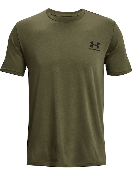 Αθλητικό T-shirt Λαδί