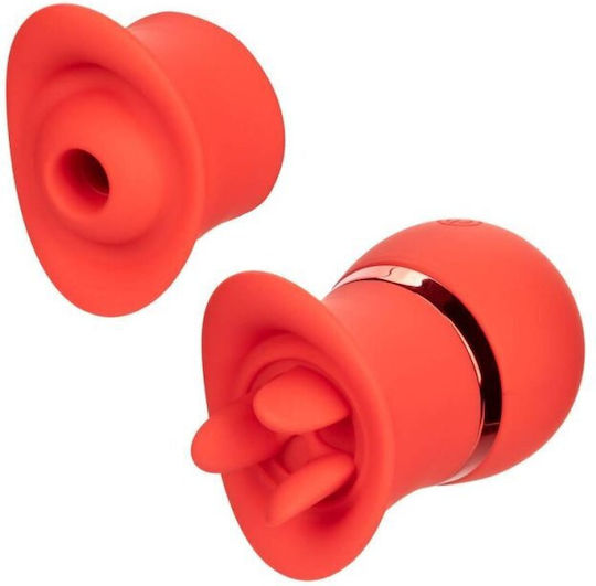 Calexotics French Kiss Αναρροφητής με Δόνηση Suck & Play Interchangeable Set Red