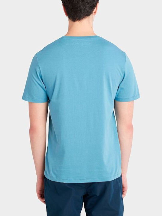 Timberland Herren T-Shirt Kurzarm Hellblau