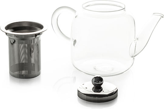 Luigi Ferrero FR-8082T Τσαγιέρα με Φίλτρο Γυάλινη Διάφανη 800ml