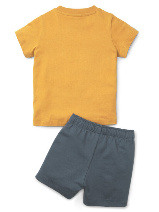 Puma Kids Set with Shorts Summer 2pcs Orange