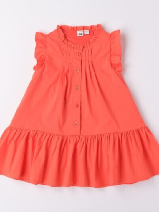 iDO Kids Dress Sleeveless Orange