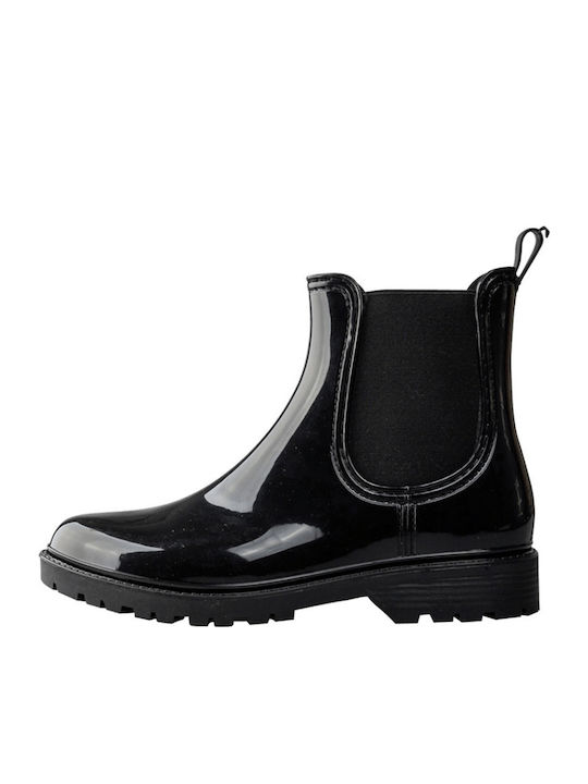 Women's Short Wellies Black