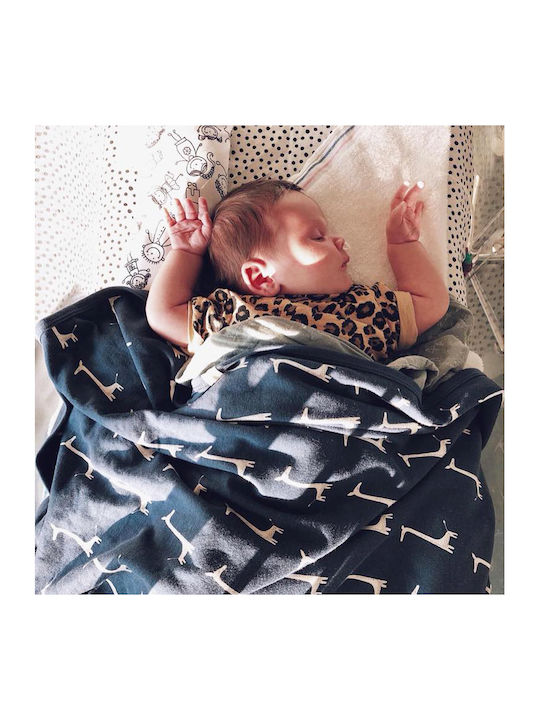 Fresk Blanket Nursery Swaddling Blankets Hedgehog Cotton Green 80x100cm