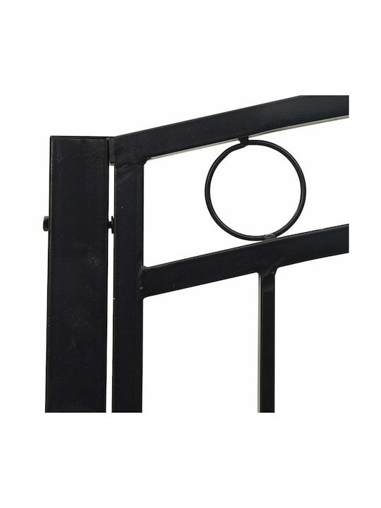 Bench Outdoor Metal Black 120x51x60cm