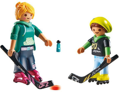 Playmobil Pachet Duo Roller Hockey pentru 4-10 ani