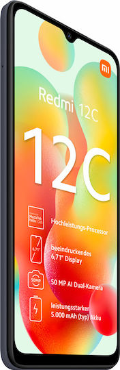 Xiaomi Redmi 12C NFC Dual-SIM (4GB/128GB) Graphitgrau