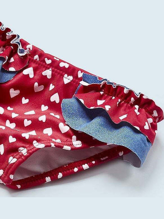 Mayoral Kids Swimwear Swimwear Set with Hat Red