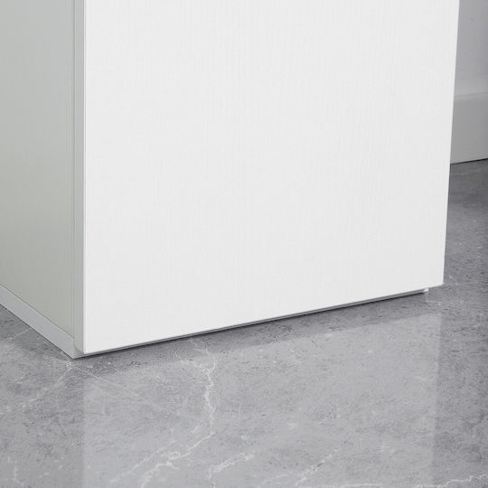 Kleankin 834-463 Στήλη Μπάνιου Δαπέδου Μ30xΒ28xΥ180cm Λευκή