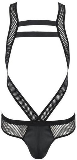 Passion 045 Секси мъжко боди Body Black