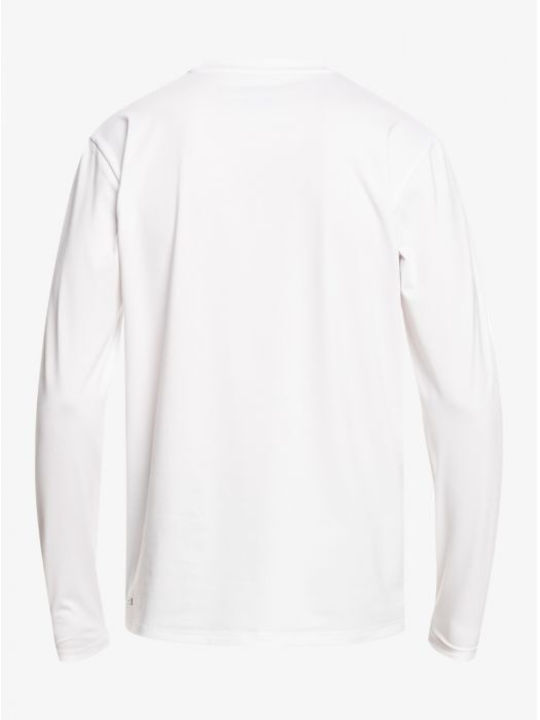 Quiksilver Solid Streak Men's Long Sleeve Sun Protection Shirt White