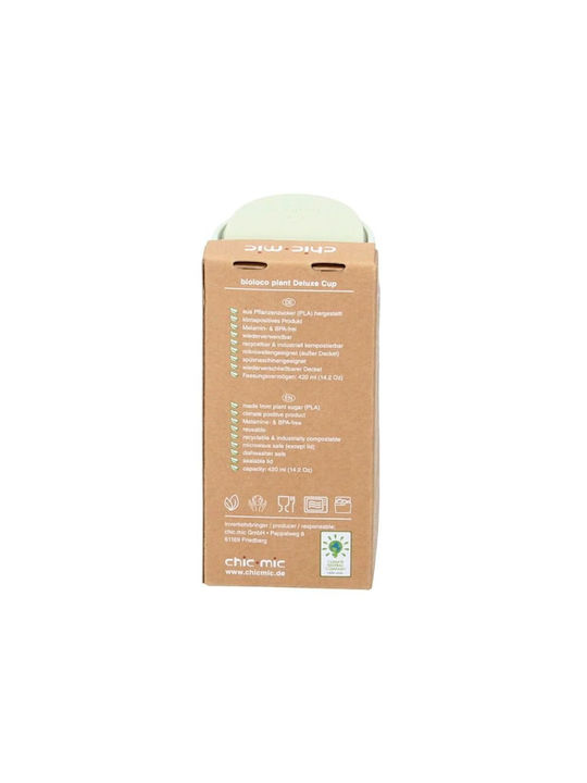 Chic Mic Blessed Mommy Becher Bamboo mit Deckel Beige 420ml