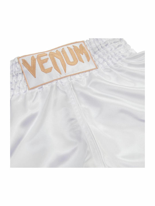 Venum Classic Мъжки Боксов шорт Кик/Тайски бокс White/Gold