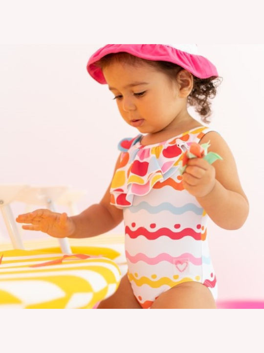 Agatha Ruiz De La Prada Детски Бански Една част Бял