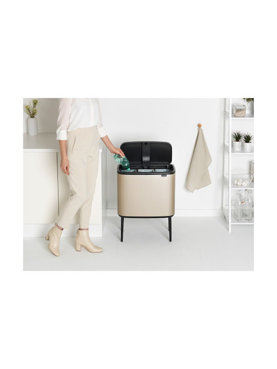 Brabantia Bo Coș de Gunoi Champagne 33lt 1buc